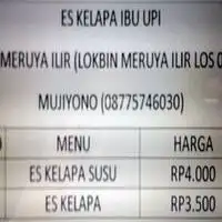 Gambar Makanan Es Kelapa Ibu Upi 1