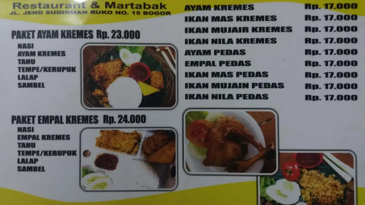 Fatmawati Sudirman Restaurant & Martabak