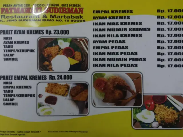 Gambar Makanan Fatmawati Sudirman Restaurant & Martabak 1