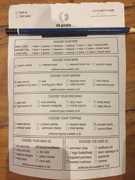 Gambar Makanan Fit Plate 20