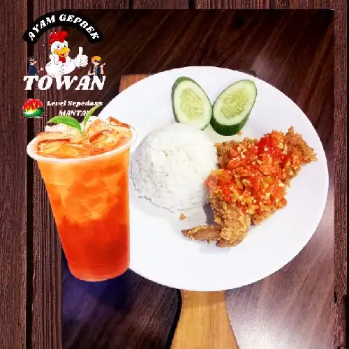 Gambar Makanan Ayam Geprek TOWAN, Jatinegara 3