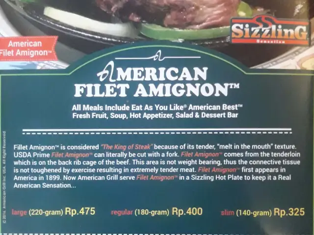 Gambar Makanan American Grill 2