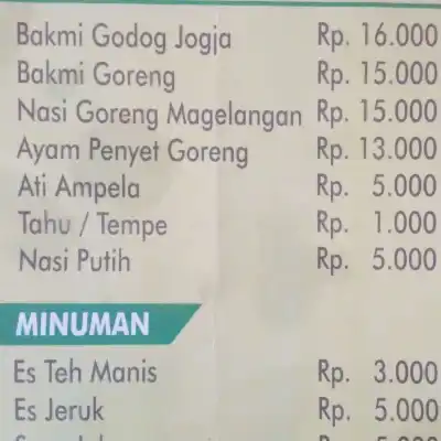 Bakmi Jogja & Ayam Penyet