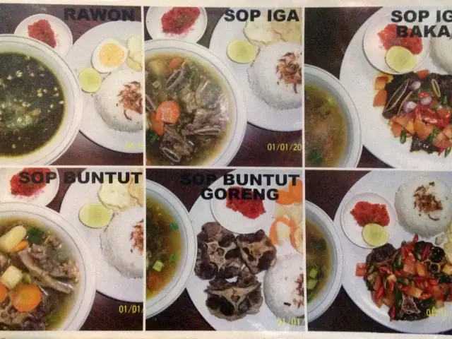 Gambar Makanan Sop Buntut/ Iga & Nasi Rawon 2