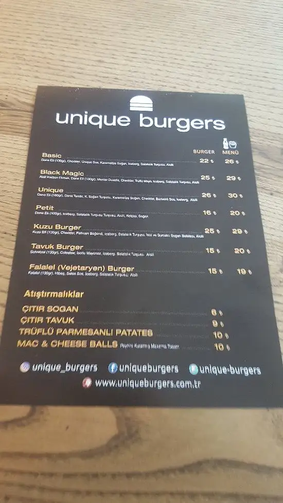 Unique Burgers'nin yemek ve ambiyans fotoğrafları 68