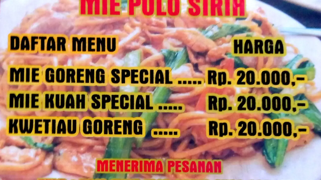 Mie Pulo Sirih