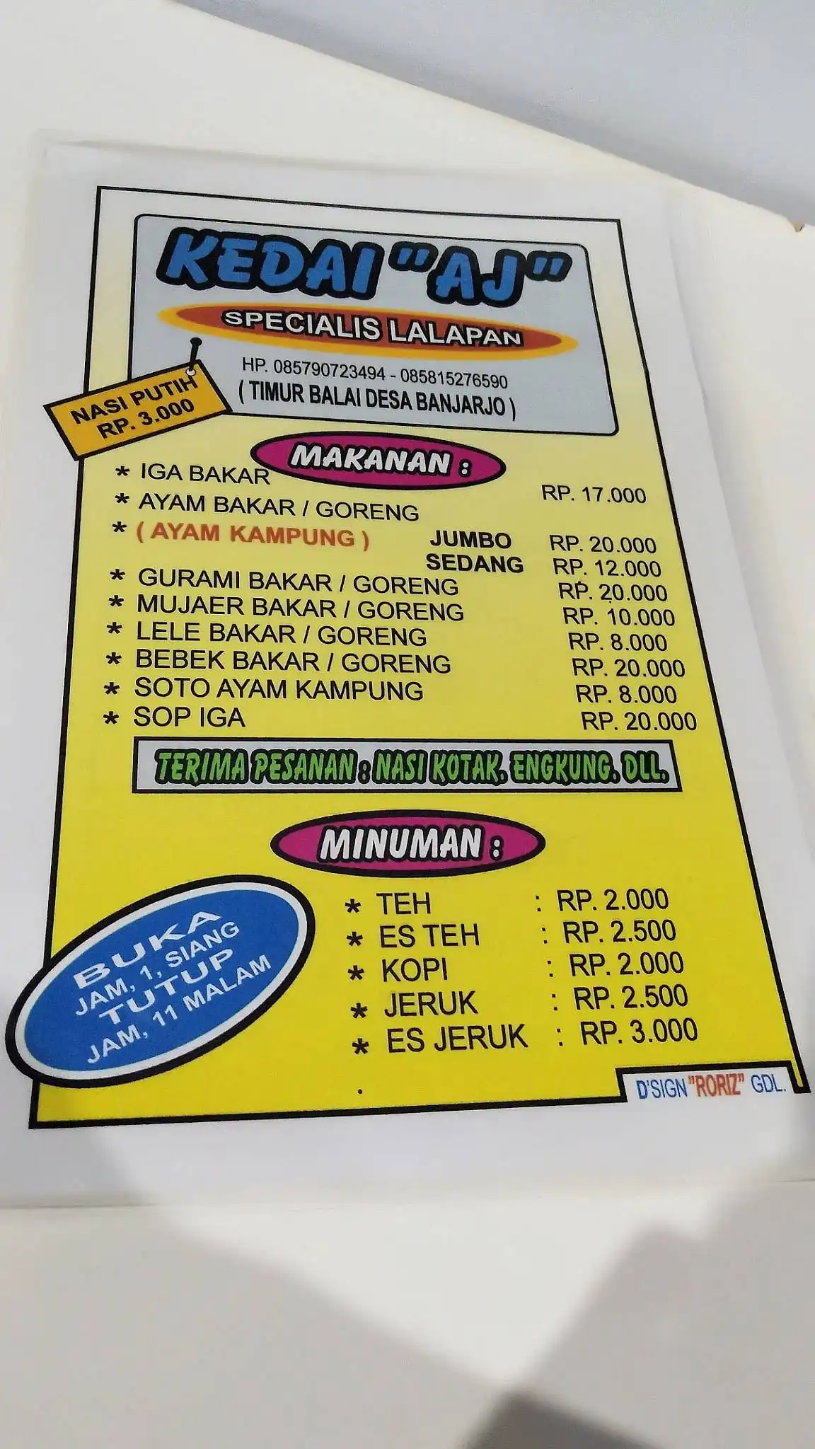 KEDAI AJ