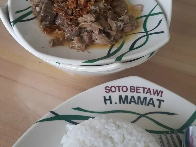 Gambar Makanan Soto Betawi H. Mamat 11