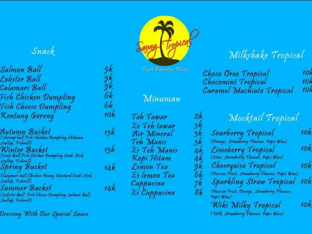 Gambar Makanan Saung Tropical 1