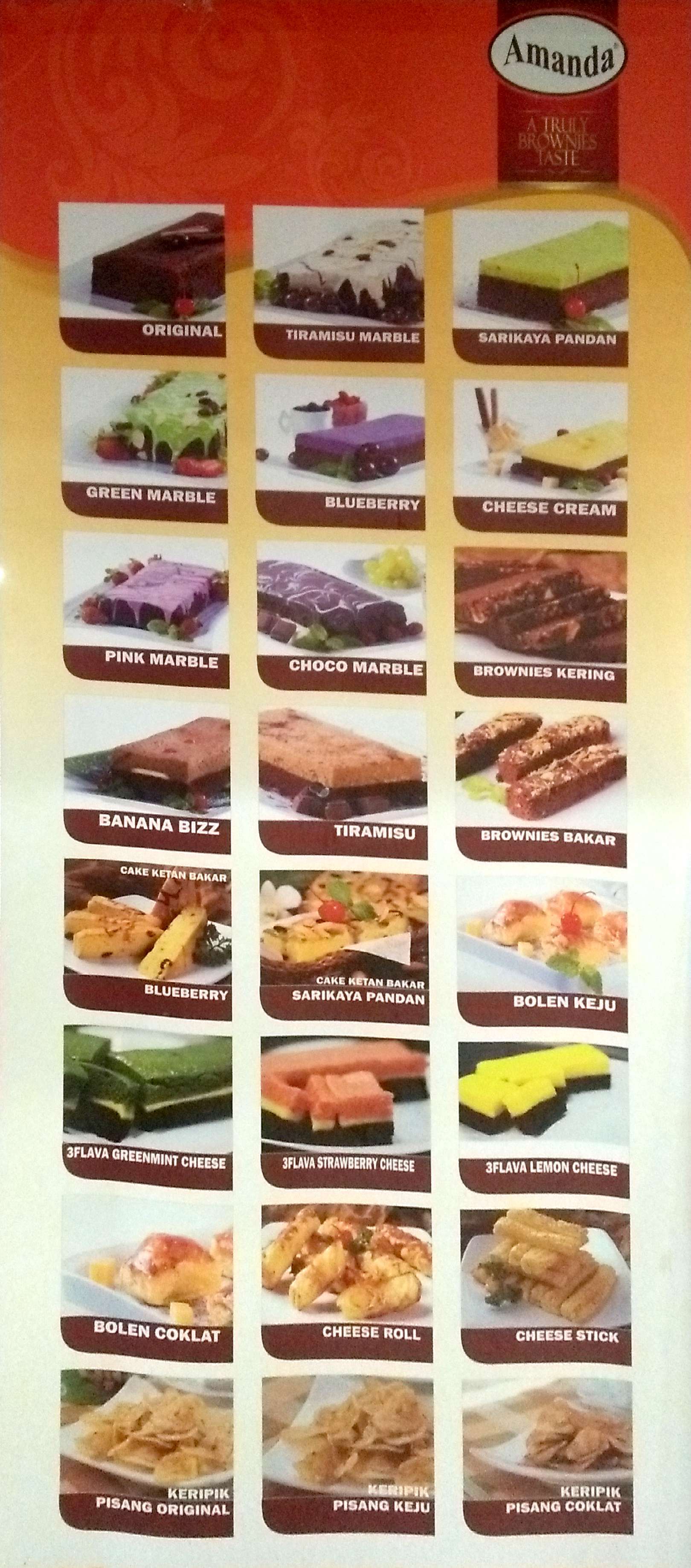 Amanda Brownies Kukus terdekat Restoran dan Tempat Makan Kue & Roti