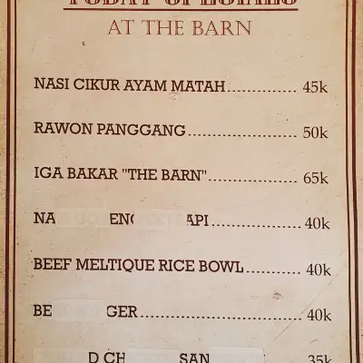 Kedai Kopi at The Barn