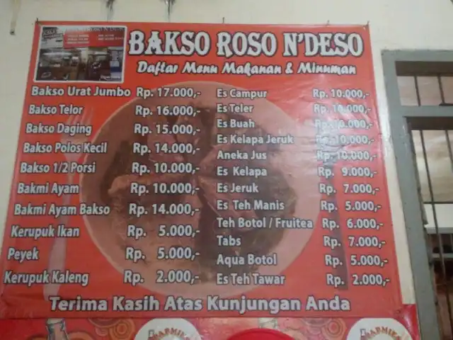 Gambar Makanan Bakso Roso N'Deso 2