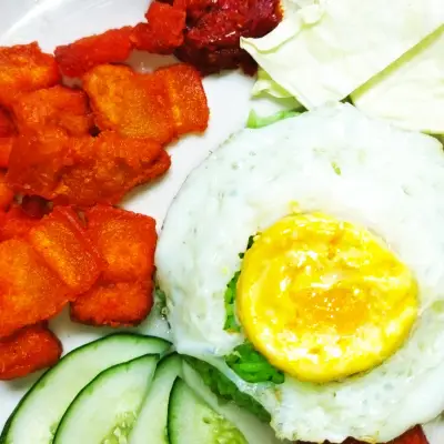 Nasi Hijau @ OYES FOOD CORNER