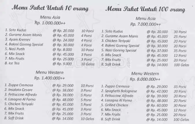 Gambar Makanan MU Resto Cafe Lounge 2