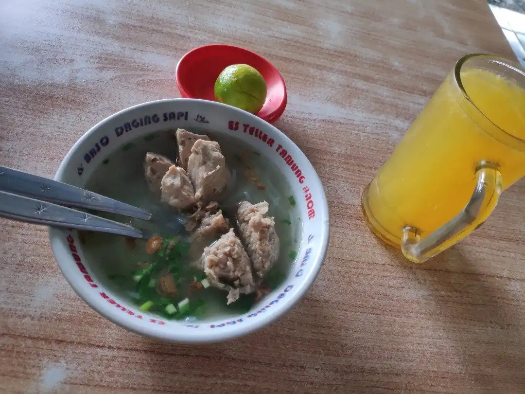 Es Teller Tanjung Anom & Baso Daging Sapi