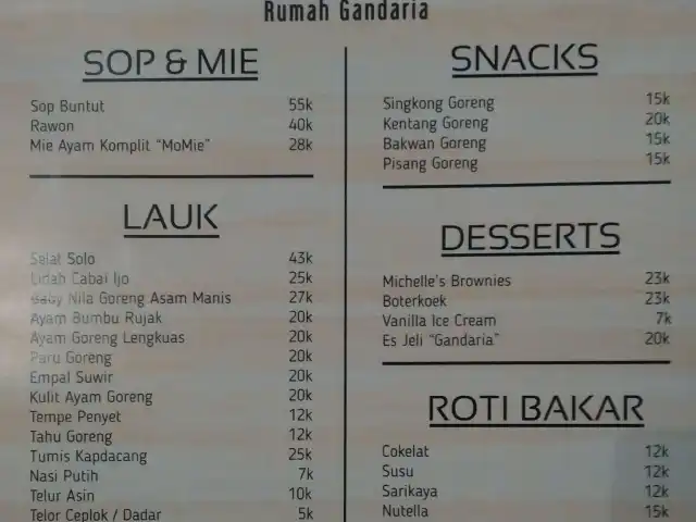 Gambar Makanan RumahGandaria 5