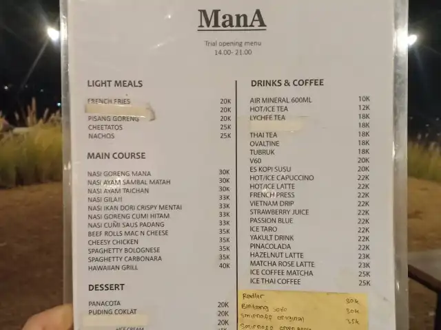 Gambar Makanan ManA Cafe and Cottage 6