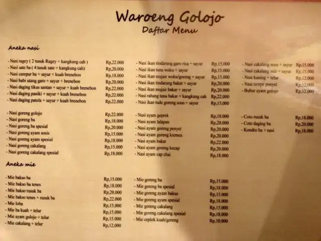 Waroeng Golojo