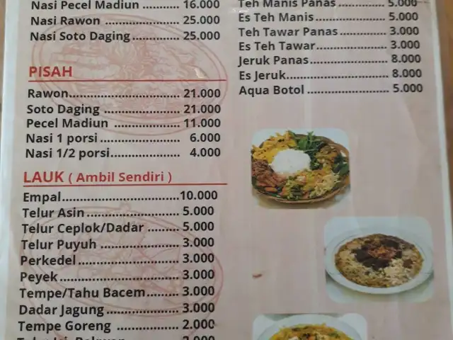 Gambar Makanan NASI PECEL MADIUN RM. DOMORO 9