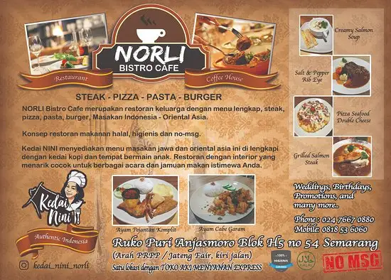 Gambar Makanan Kedai Nini - Norli Bistro Cafe 12