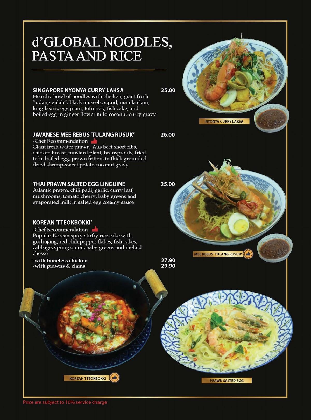 d’Global Cuisine by Chef Zubir Setia Eco Park, Restaurant