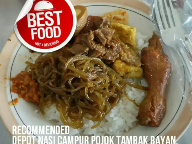 Gambar Makanan Depot Nasi Campur Pojok Tambak Bayan 9