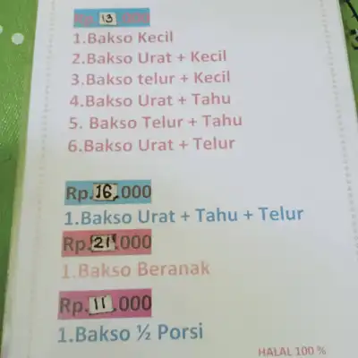 Bakso Minggu 2