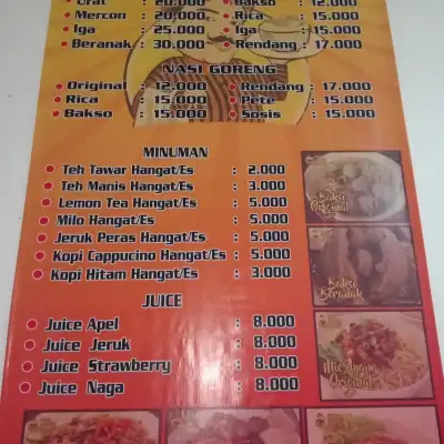 bakso dan nasi goreng putra tunjung