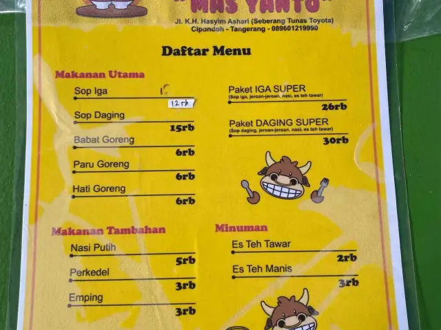 Gambar Makanan Sop Iga Sapi Mas Yanto 15