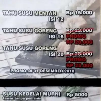 Tahu Susu Cihuni