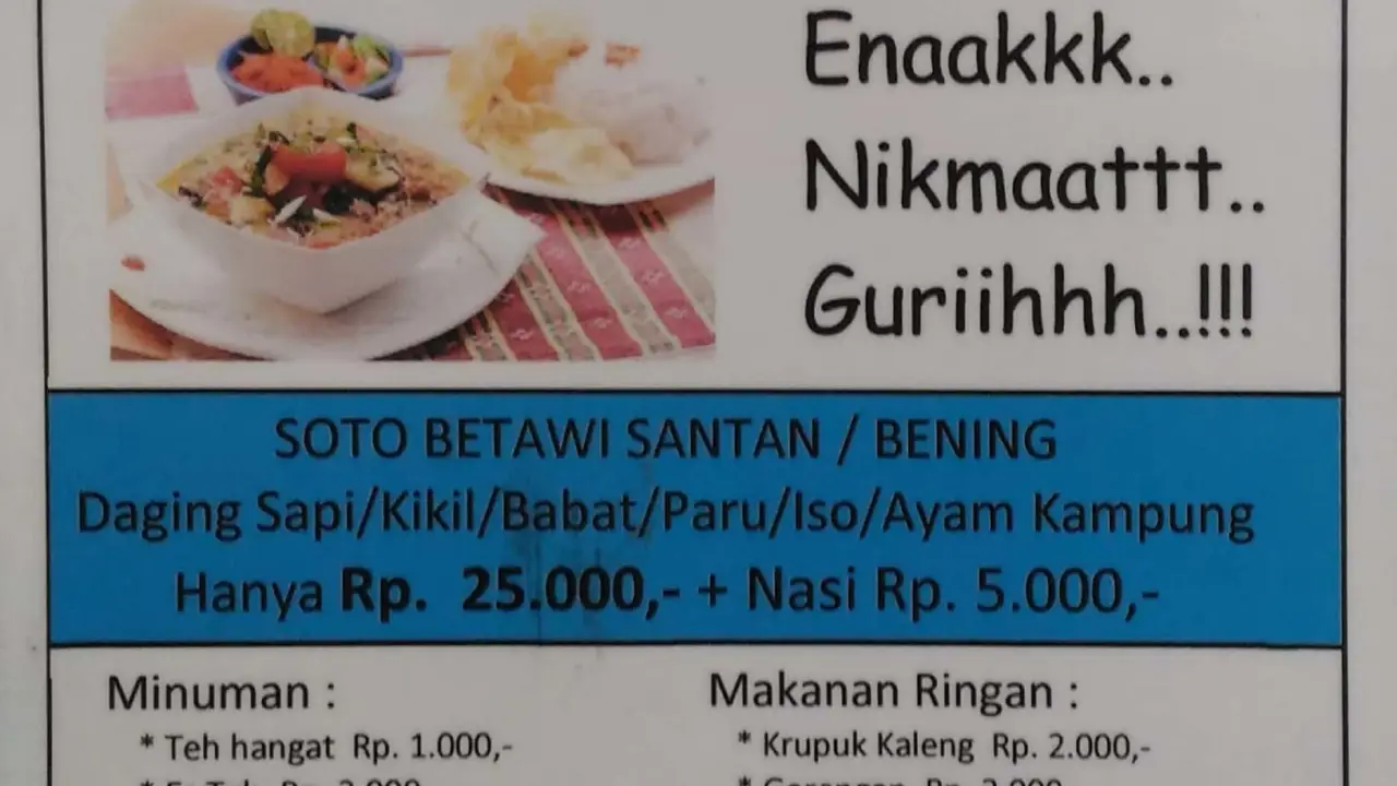 Soto Betawi Ci Mei Ing