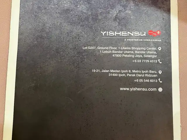 Yishensu - A Vegetarian Connoisseur Food Photo 10