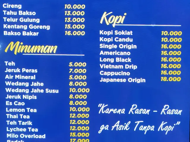 Gambar Makanan Warung Kopi Premium 7