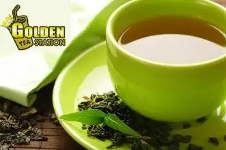 Golden tea station