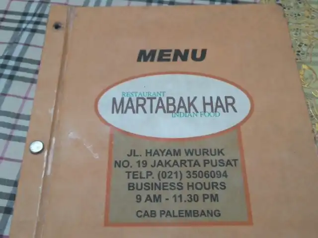 Gambar Makanan Restaurant Martabak Har (Cab. Palembang) 9