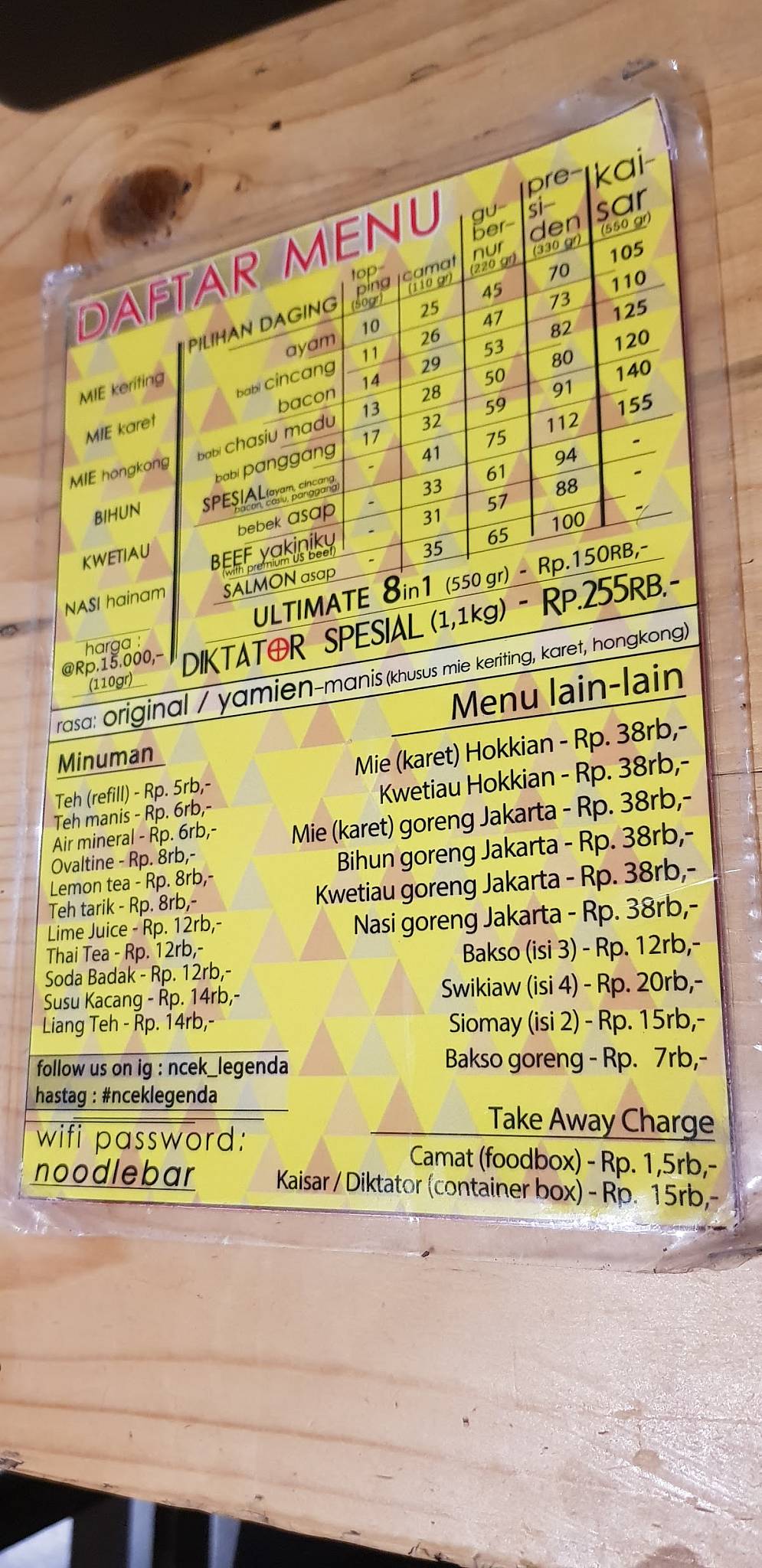 Ncek Legenda Gading Serpong terdekat Restoran dan Tempat Makan Bar