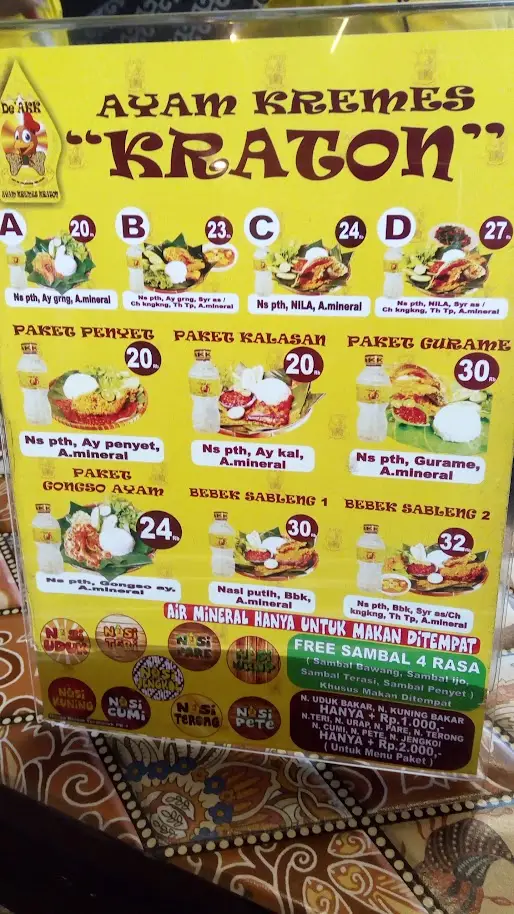 Gambar Makanan Ayam Kremes Kraton 9