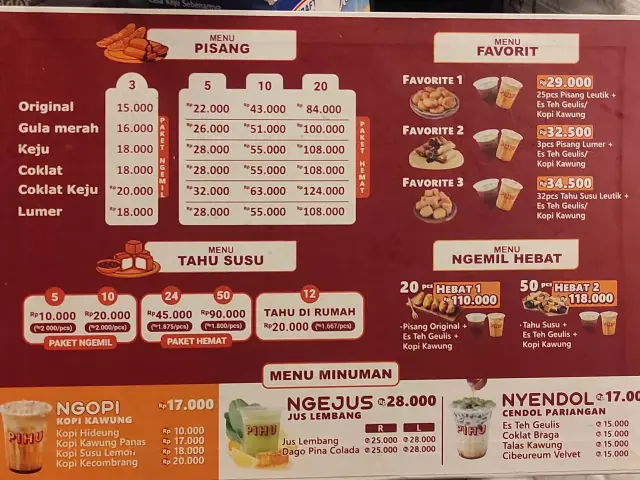 Gambar Makanan PIHU Pisang & Tahu Susu 7