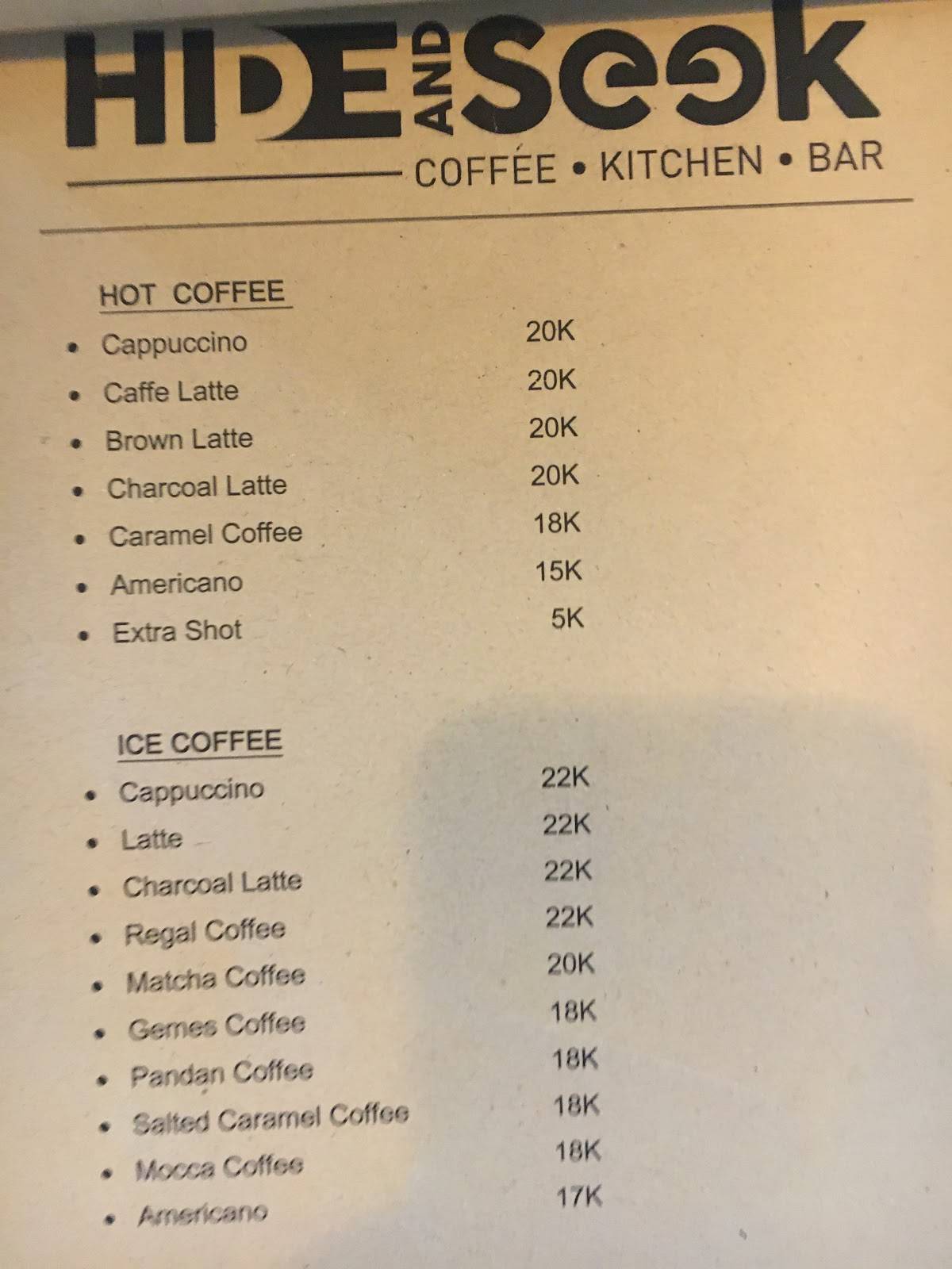 HideAway Coffee, Kitchen & Bar terdekat Restoran dan Tempat Makan Bar