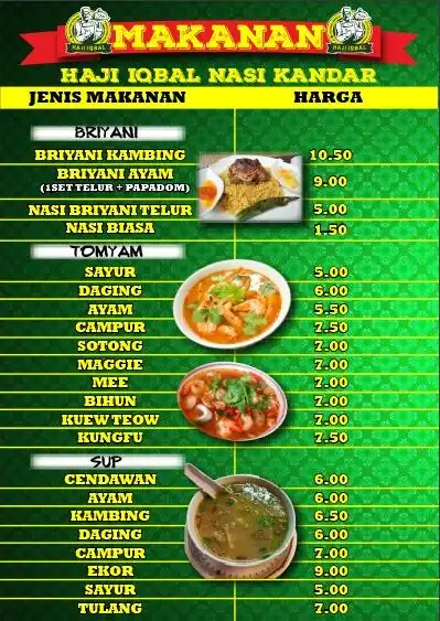 Restoran Nasi Kandar Hj Iqbal sdn bhd