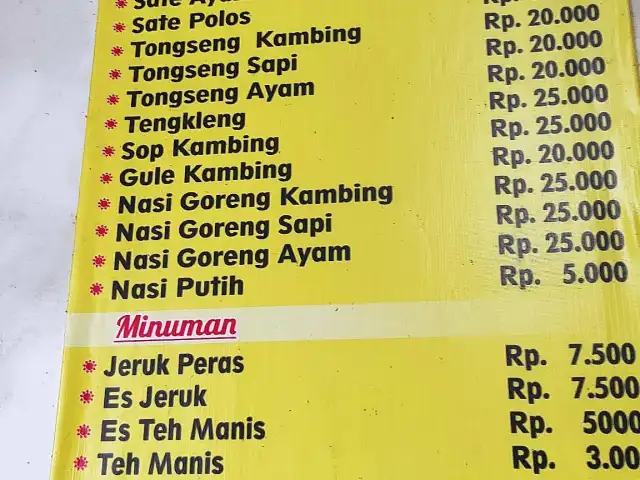 Gambar Makanan Warung Sate Solo "Pak Bun" 3