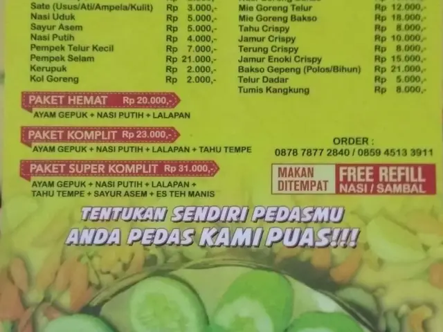 Gambar Makanan Ayam Gepuk Pak Gembus 1