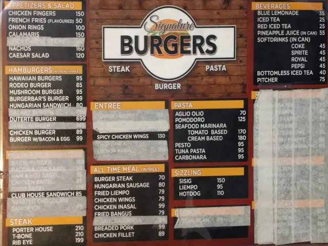 Signature Burgers Food Photo 1