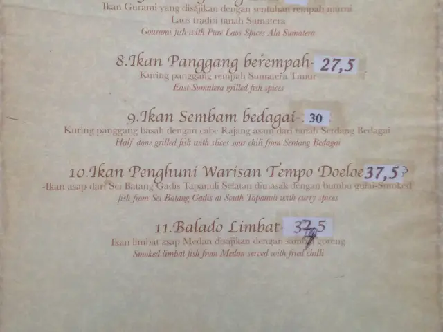 Gambar Makanan Restoran Warisan Tempo Doeloe 5