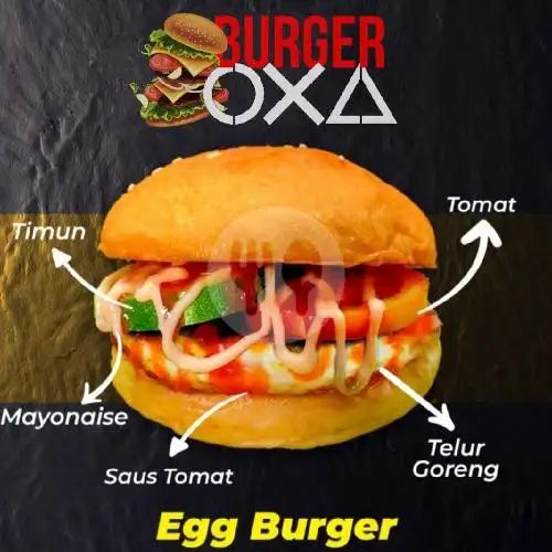 Gambar Makanan Burger OXA, Jalan Pulosari 1