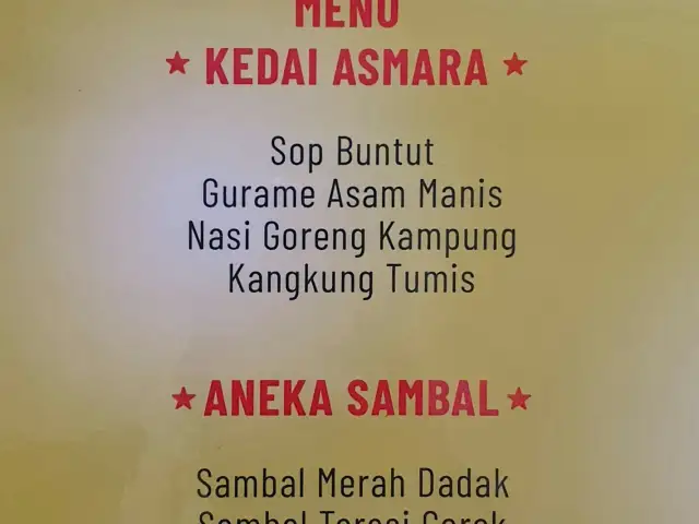 Gambar Makanan Kedai Asmara 1