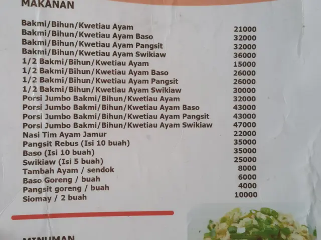 Gambar Makanan Bakmi Ayam Asoei 5