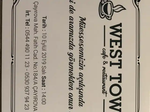 West Town Cafe Restaurant'nin yemek ve ambiyans fotoğrafları 5