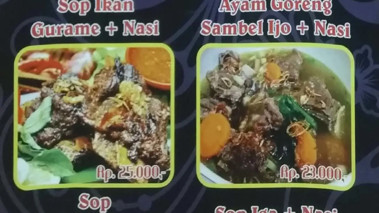 Nasi Bakar Ayam Bakar Piring Tampah