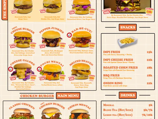 Gambar Makanan Impi Burgerbar 1